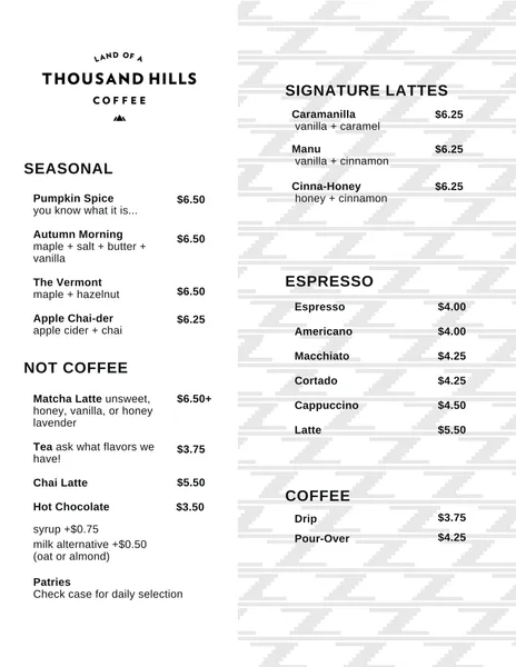 Land of a Thousand Hills Coffee - Photo